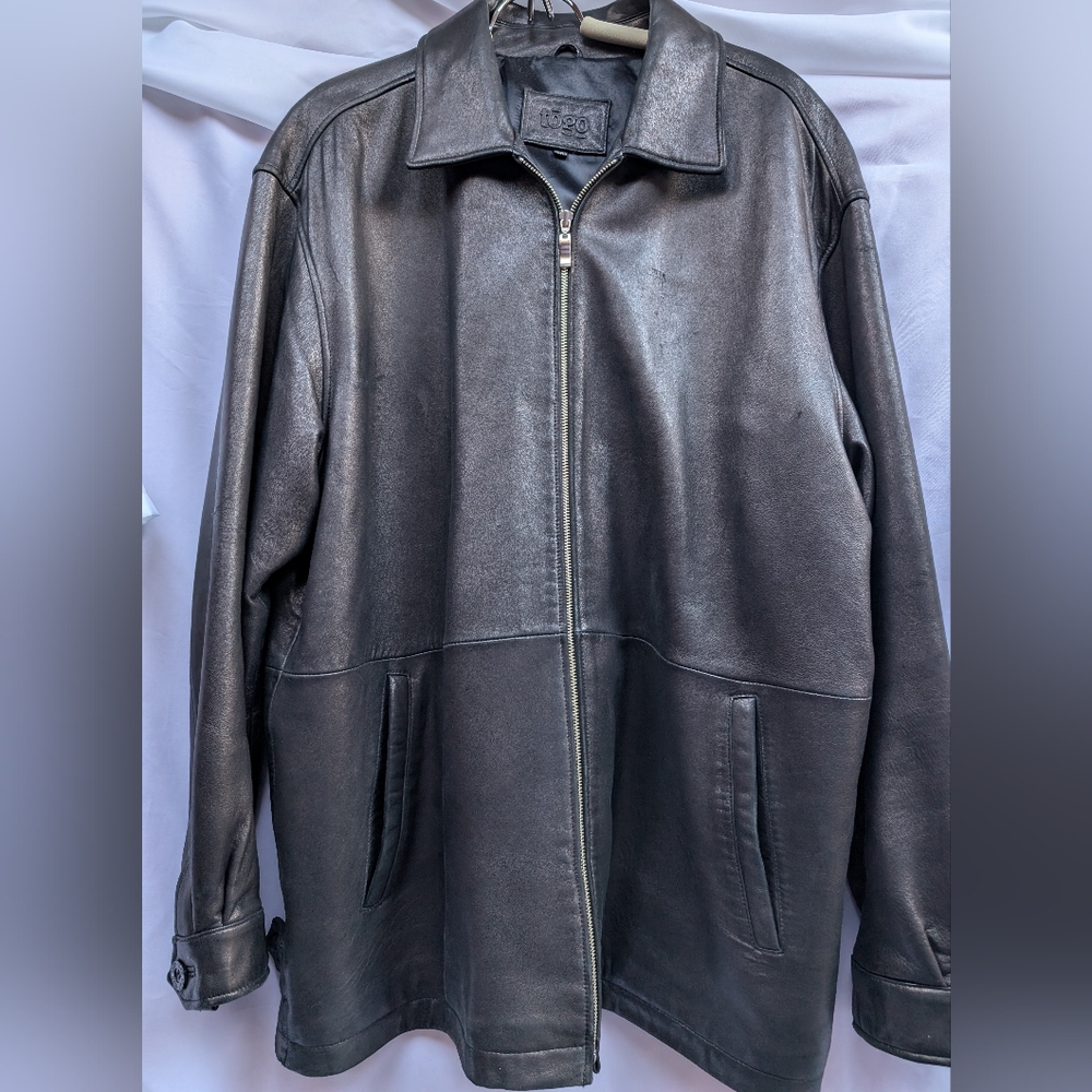 TOGO leather coat